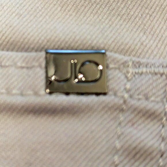 Jennifer Lopez Womens White Cuffed Capri Jeans - NWT - Plus - Stretch Denim - Picture 3 of 6